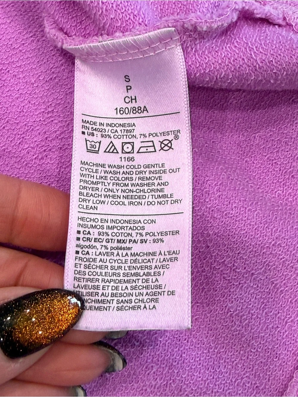Old Navy Lavender V-Neck Hoodie and Matching Shorts